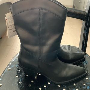 Cowboy leather brand new boots Zara